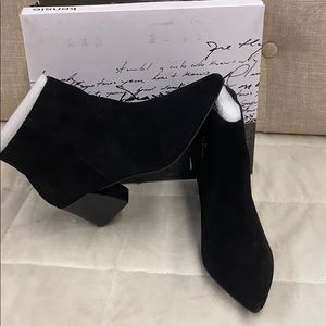 Kensie Black Ankle Heel Booties. Size 7.5